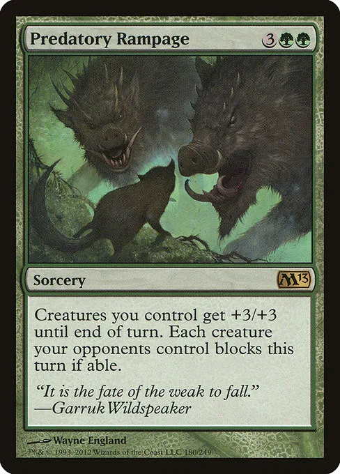 Predatory Rampage - Foil