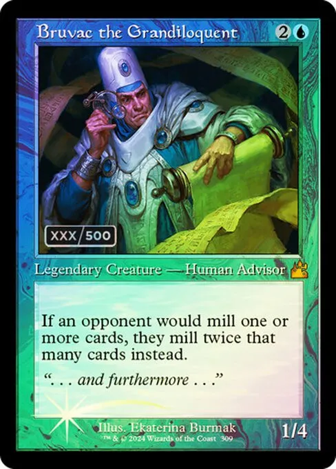 Bruvac the Grandiloquent - Foil