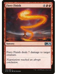 Fiery Finish - Foil