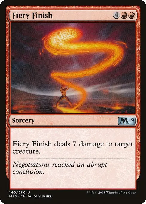 Fiery Finish - Foil