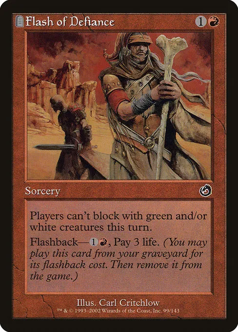 Flash of Defiance - Foil