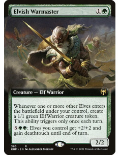 Elvish Warmaster - Foil