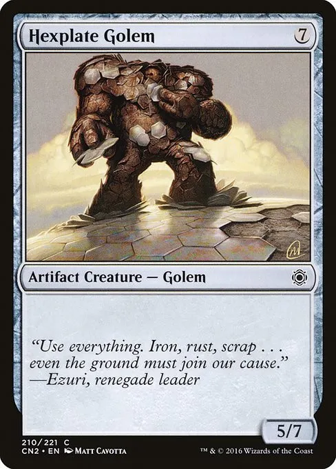 Hexplate Golem - Foil