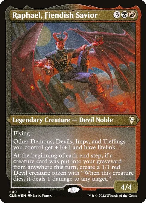 Raphael, Fiendish Savior - Foil
