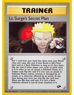 Lt. Surge's Secret Plan