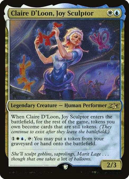 Claire D'Loon, Joy Sculptor - Foil