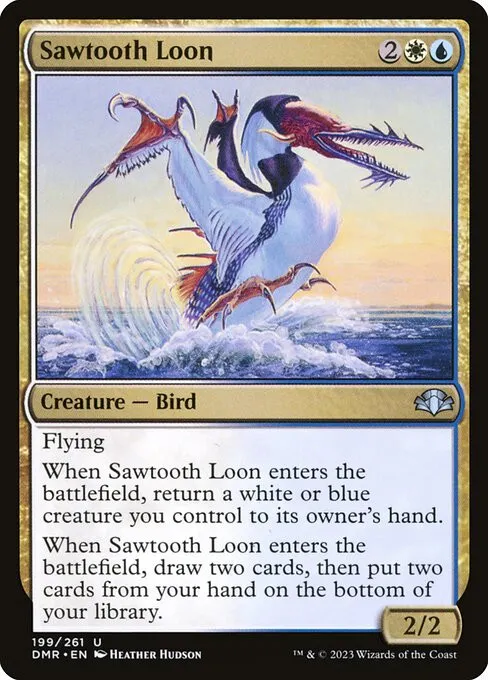 Sawtooth Loon - Foil