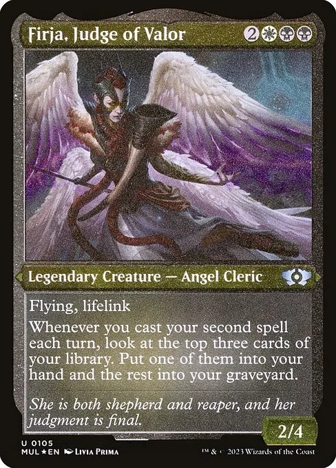 Firja, Judge of Valor - Foil