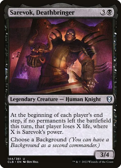 Sarevok, Deathbringer - Foil