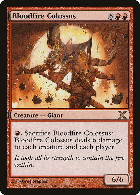 Bloodfire Colossus - Foil