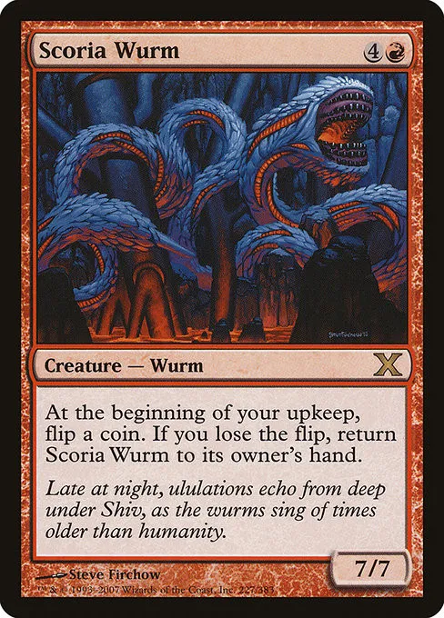 Scoria Wurm - Foil