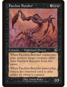 Faceless Butcher - Foil