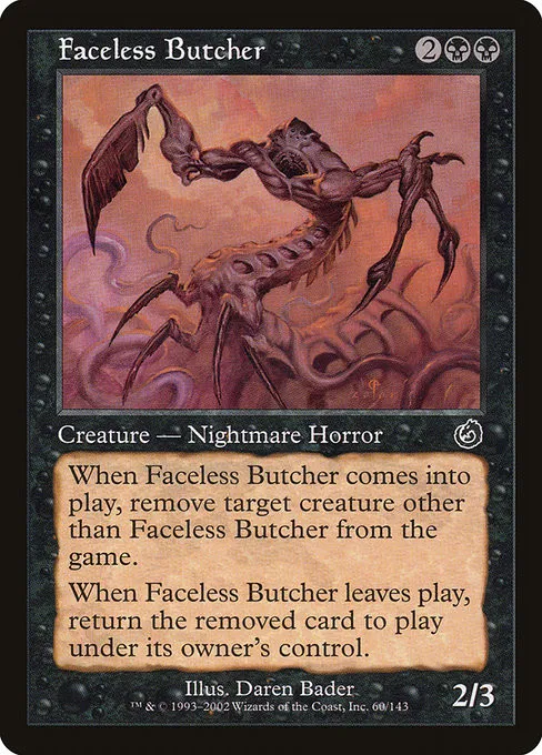 Faceless Butcher - Foil
