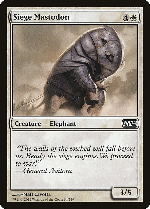 Siege Mastodon - Foil