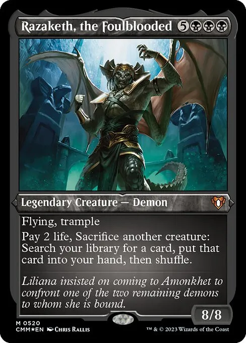 Razaketh, the Foulblooded - Foil