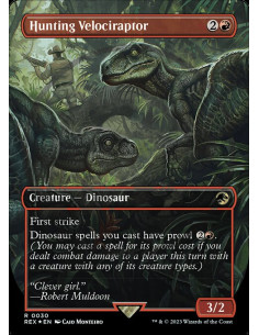 Hunting Velociraptor - Foil