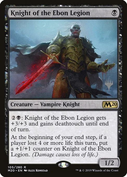 Knight of the Ebon Legion - Foil