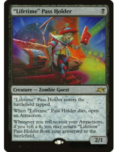 "Lifetime" Pass Holder - Foil