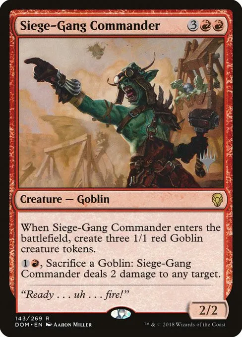 Siege-Gang Commander - Foil