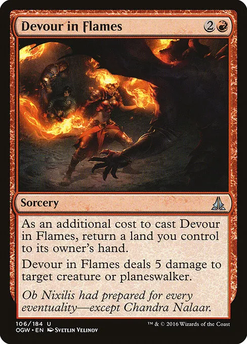Devour in Flames - Foil