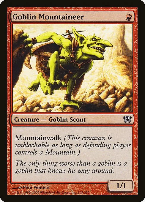 Goblin Mountaineer - Foil
