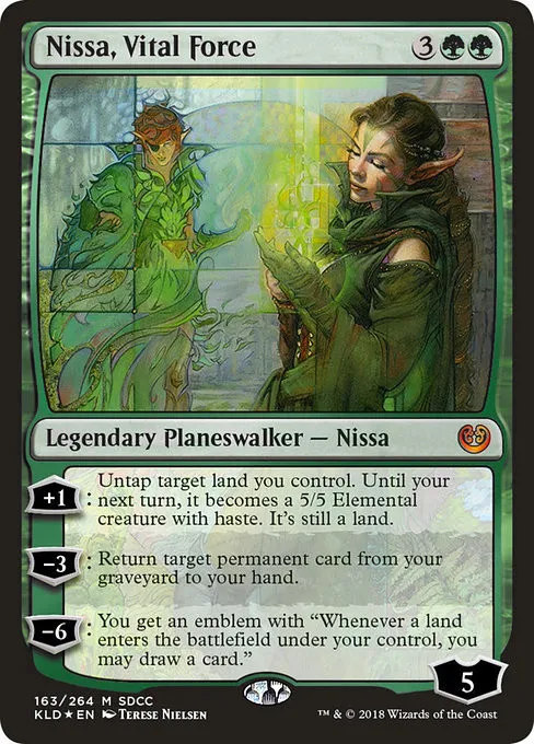 Nissa, Vital Force - Foil
