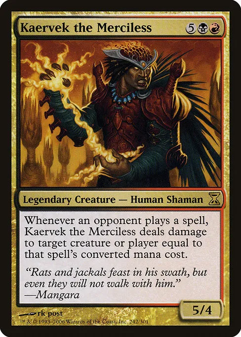 Kaervek the Merciless - Foil