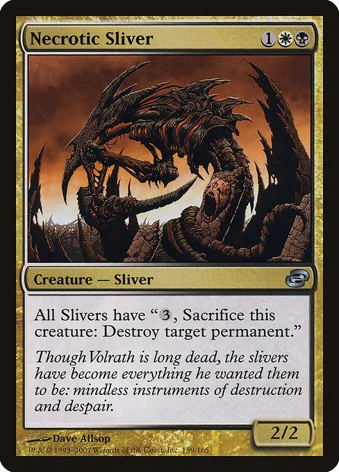 Necrotic Sliver - Foil