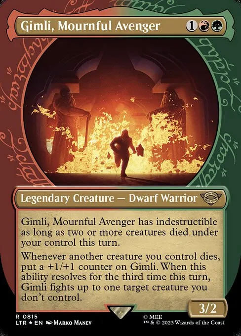 Gimli, Mournful Avenger - Foil