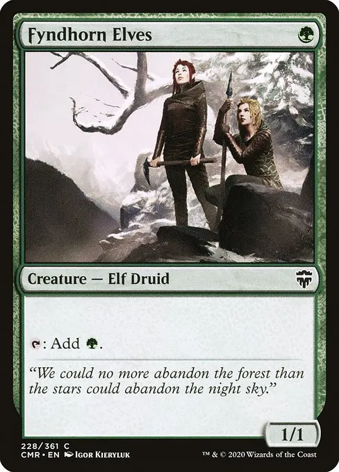 Fyndhorn Elves - Foil