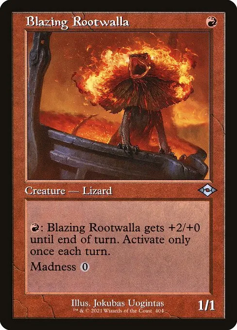 Blazing Rootwalla - Foil