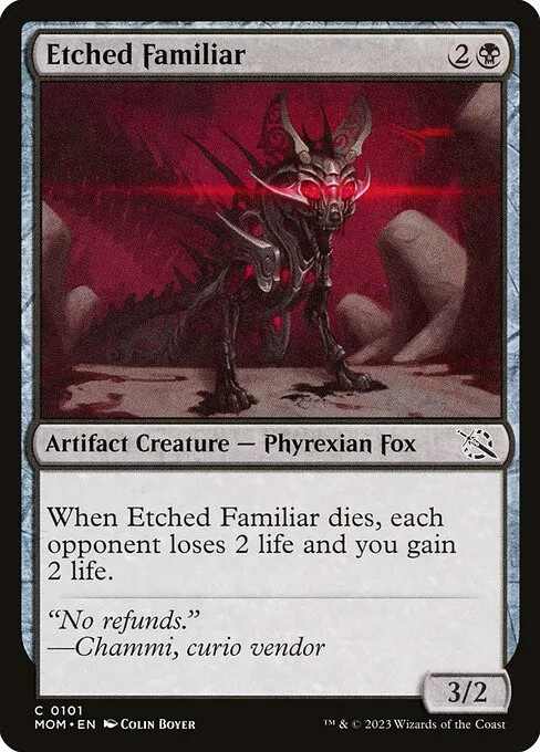 Etched Familiar - Foil