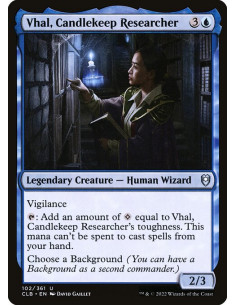 Vhal, Candlekeep Researcher - Foil