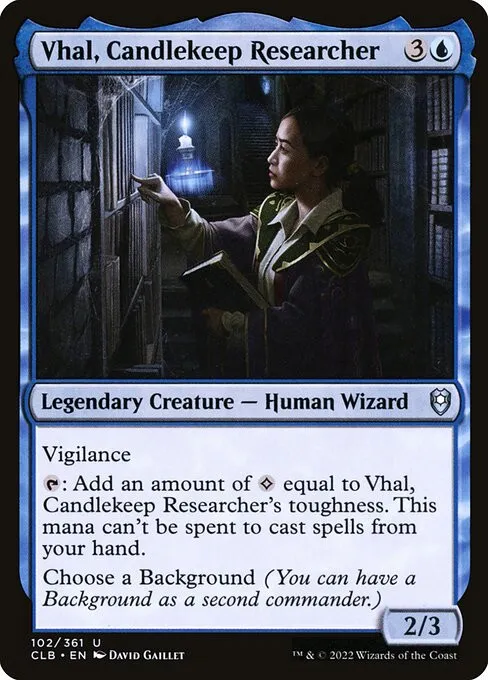 Vhal, Candlekeep Researcher - Foil
