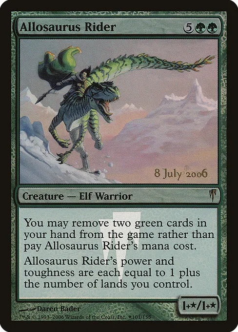 Allosaurus Rider - Foil