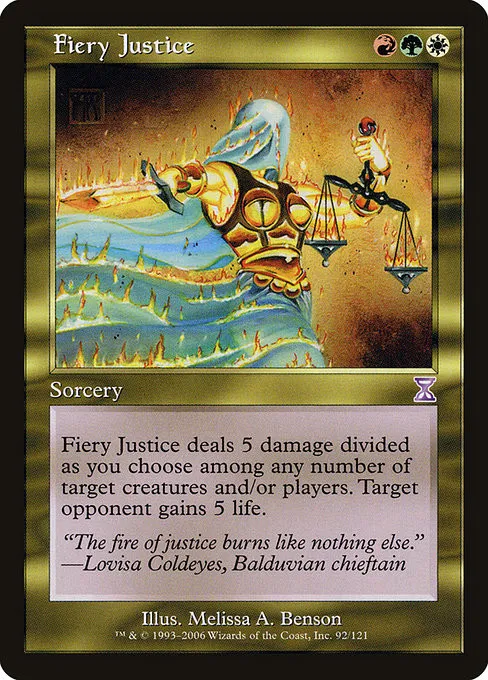 Fiery Justice - Foil