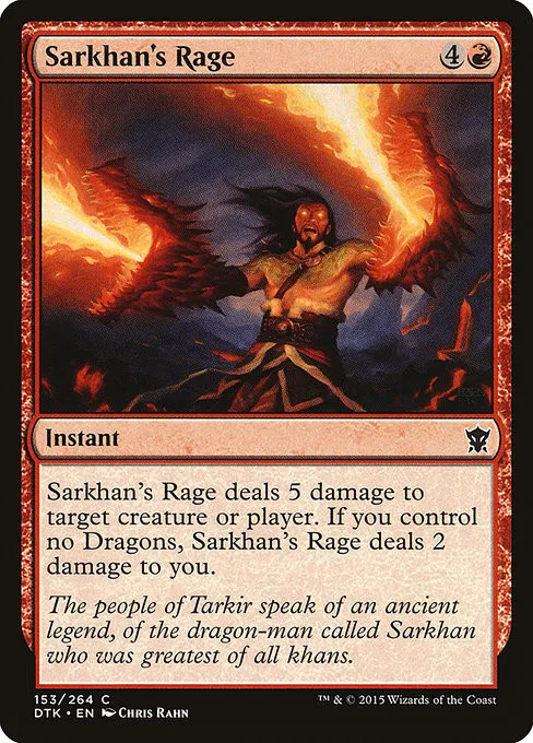 Sarkhan's Rage - Foil
