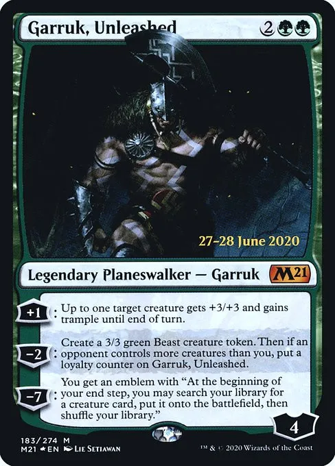 Garruk, Unleashed - Foil