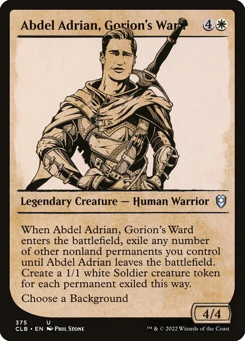 Abdel Adrian, Gorion's Ward - Foil