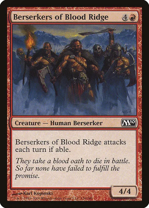 Berserkers of Blood Ridge - Foil