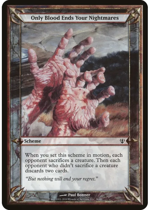 Only Blood Ends Your Nightmares