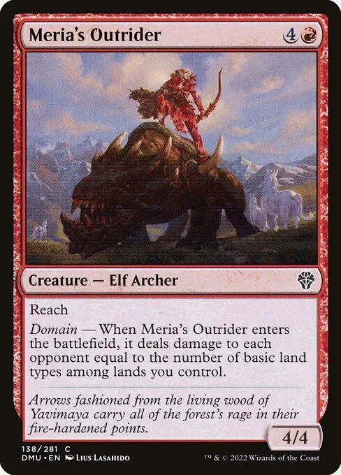 Meria's Outrider - Foil