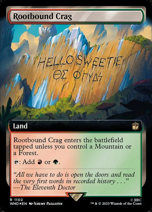 Rootbound Crag - Foil