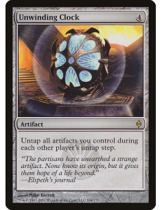 Unwinding Clock - Foil