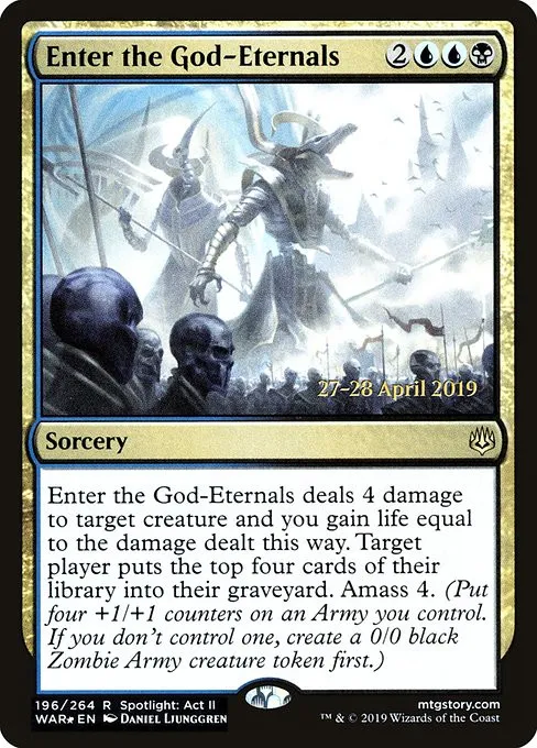 Enter the God-Eternals - Foil