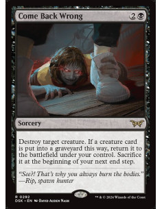 Come Back Wrong - Foil