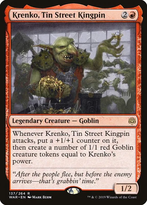 Krenko, Tin Street Kingpin - Foil