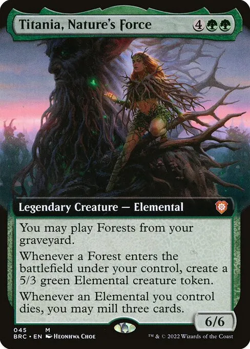 Titania, Nature's Force - Foil