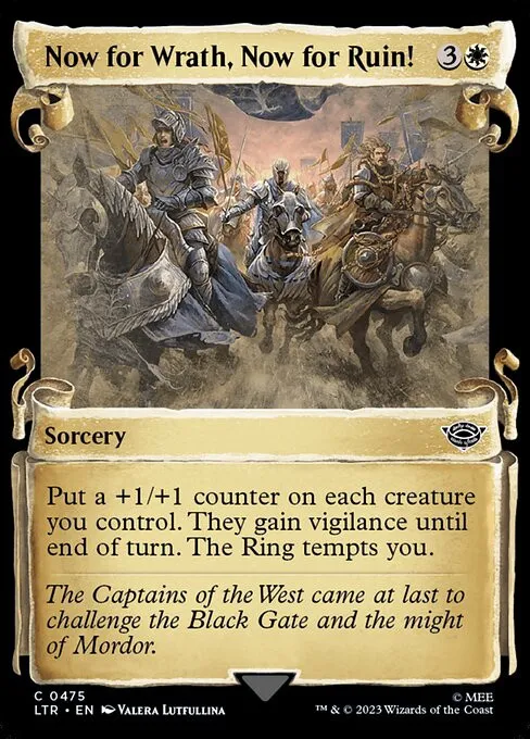 Now for Wrath, Now for Ruin! - Foil