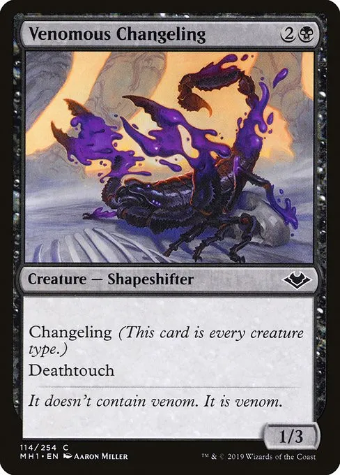 Venomous Changeling - Foil